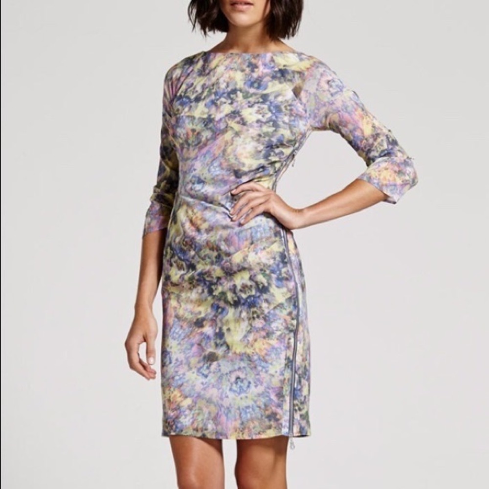 Mint Velvet Multicolor Silk Dress